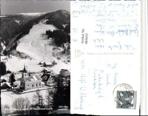 485633,Donnersbachwald Teilansicht Kirche Winterbild