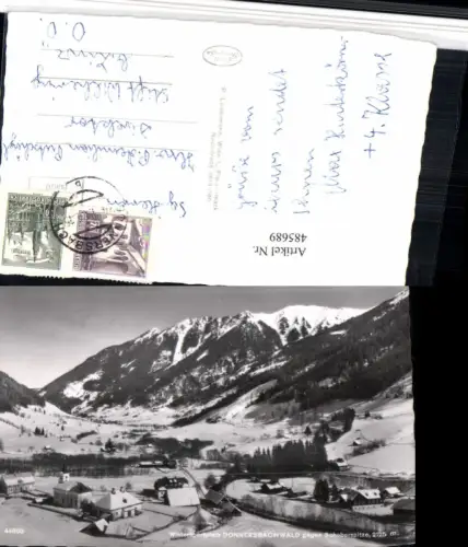 485689,Donnersbachwald Totale geg. Schoberspitze Winterbild