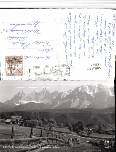 485692,Rohrmoos b. Schladming geg. Dachstein Bergkulisse