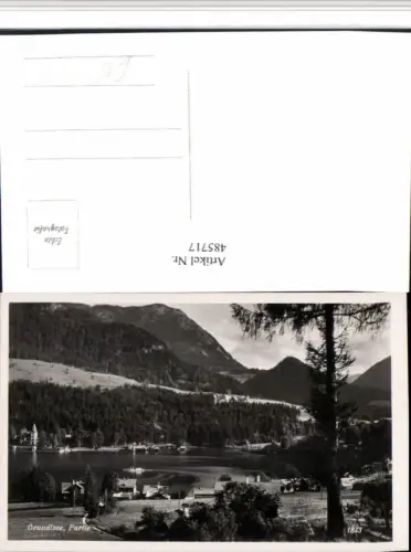 485717,Grundlsee Teilansicht Partie See