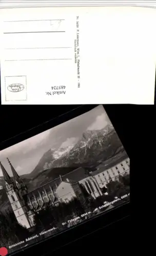 485724,Admont Stiftskirche Kirche m. Scheiblingstein Bergkulisse