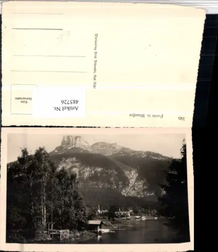 485726,Altaussee Teilansicht Partie Bergkulisse