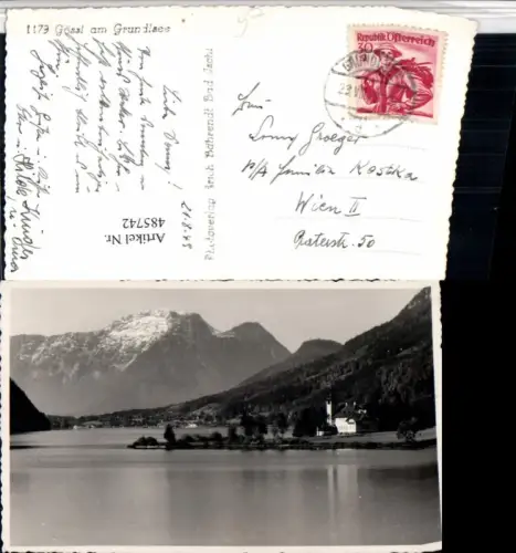 485742,Gössl am Grundlsee See Bergkulisse