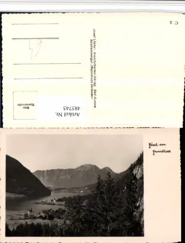 485745,Gössl am Grundlsee Totale Bergkulisse