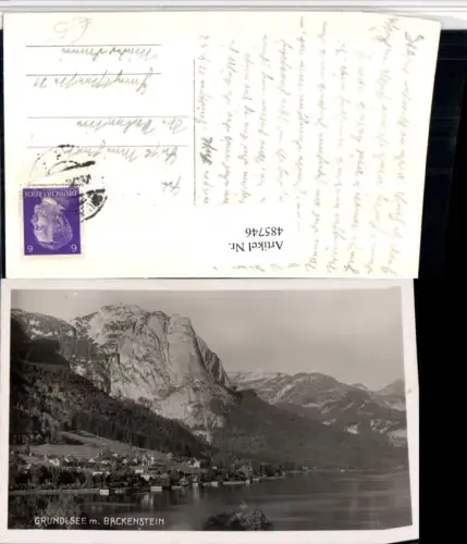 485746,Grundlsee Totale m. Backenstein Bergkulisse