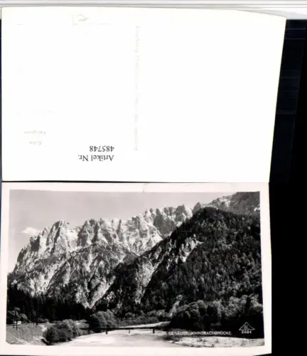 485748,Gesäuse Johnsbachbrücke Brücke b. Johnsbach Bergkulisse pub Cosy