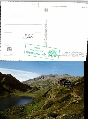 485752,Ignaz-Mattis-Hütte Berghütte am Giglachsee b. Schladming