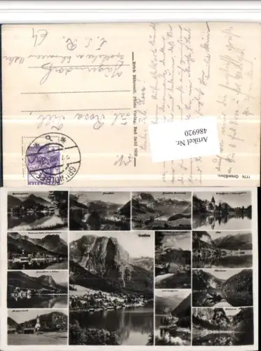 486920,Grundlsee Totale Gössl Toplitzsee Villa Mehrbildkarte