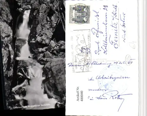 488040,Ramsau am Dachstein Silberkarklamm Wasserfall