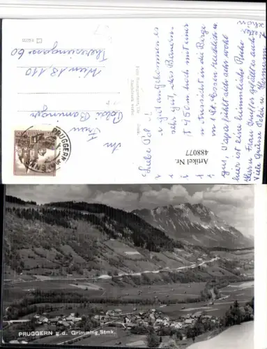 488077,Pruggern Totale geg. Grimming Bergkulisse