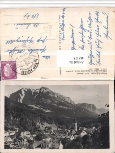 488118,Bad Aussee Totale Bergkulisse pub F.E. Brandt 5148