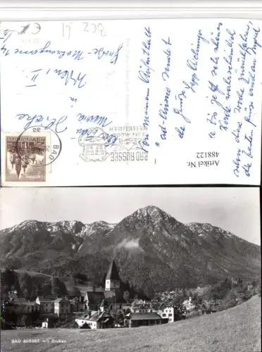 488122,Bad Aussee Totale m. Zinken Bergkulisse