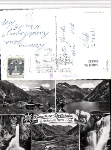 488125,Schladming Riesachsee Gfölleralm Wasserfall Mehrbildkarte pub Cosy 3134