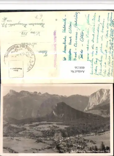 488136,Bad Aussee Totale m. Loser Bergkulisse pub Sepp Kain