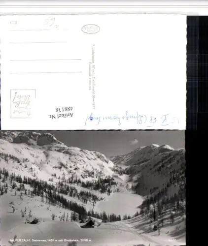 488138,Tauplitzalm b. Tauplitz Steirersee See Bergkulisse Winterbild