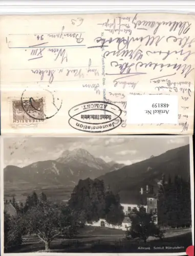 488159,Admont Schloss Röthelstein Bergkulisse
