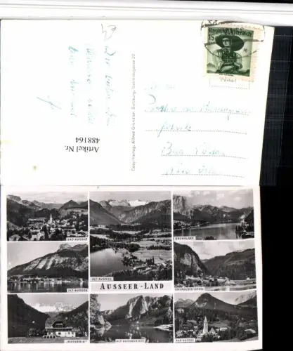 488164,Altaussee Bad Aussee Grundlsee Totale Mehrbildkarte