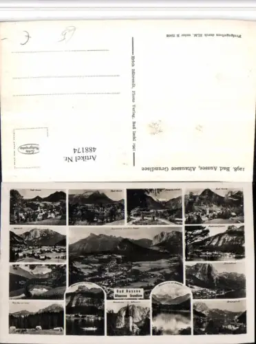 488174,Bad Aussee Altaussee Grundlsee Mehrbildkarte