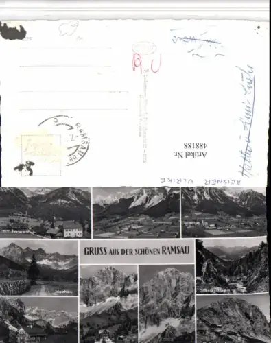 488188,Ramsau b. Schladming Totale Hachau Berghütten Mehrbildkarte