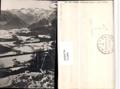 512464,Selten Foto AK Altaussee Totale m. Loser Winterbild pub Josef Kain
