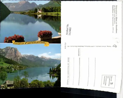 512482,Gössl am Grundlsee Schloss See Mehrbildkarte