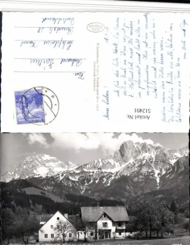 512491,Mühlau b. Admont Gasthof Pension Alpenheim m. Pyhrgas Bergkulisse
