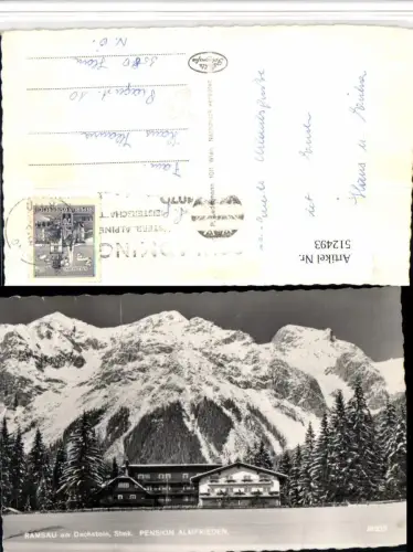 512493,Ramsau am Dachstein Pension Almfrieden Bergkulisse Winterbild