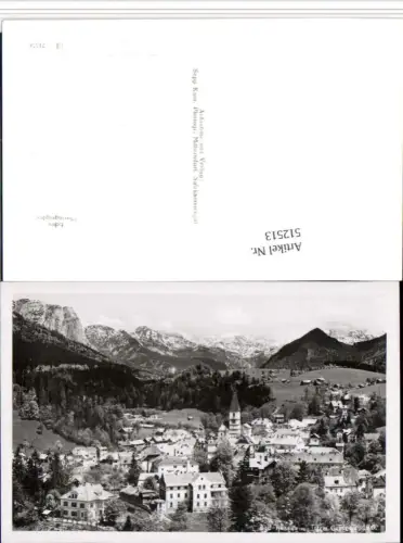 512513,Bad Aussee Totale m. Totem Gebirge Bergkulisse pub Sepp Kain 256