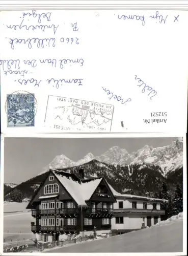 512521,Ramsau b. Schladming Pension Bergkulisse Winterbild