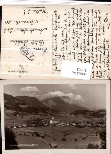512533,Gröbming Totale m. Grimming Bergkulisse