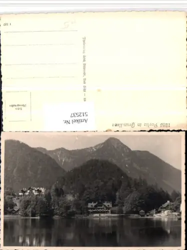 512537,Grundlsee See Partie Bergkulisse