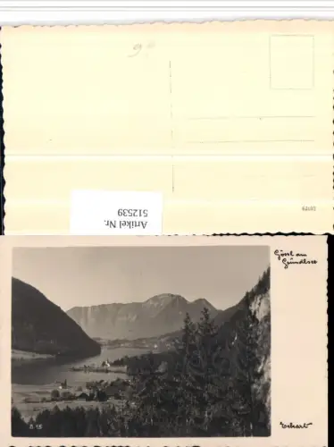 512539,Gössl am Grundlsee Totale See Bergkulisse