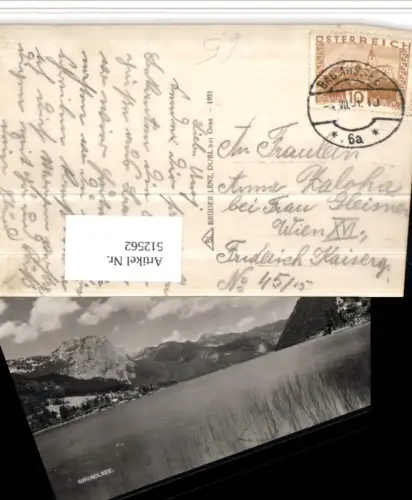 512562,Grundlsee Teilansicht See Bergkulisse