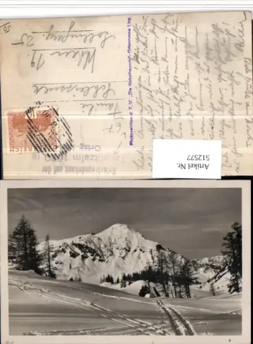 512577,Tauplitzalm b. Tauplitz Bergkulisse Winterbild