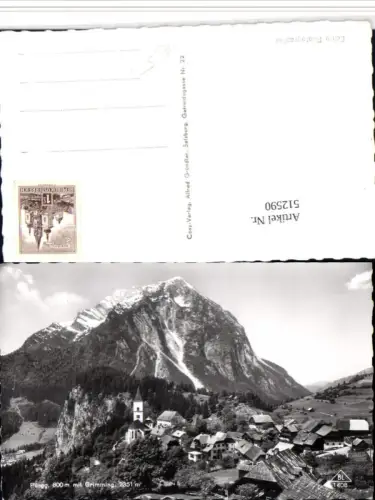 512590,Pürgg Totale m. Grimming Bergkulisse