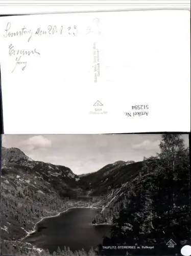 512594,Tauplitz Steirersee See m. Roßkogel Bergkulisse