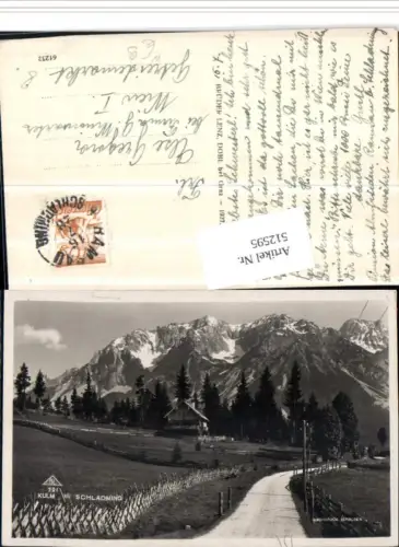 512595,Kulm b. Schladming Bergkulisse