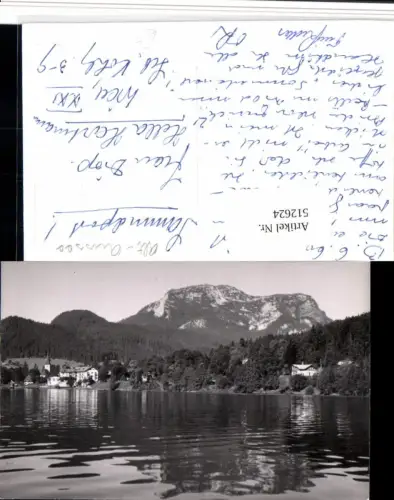 512624,Altaussee Teilansicht See Bergkulisse
