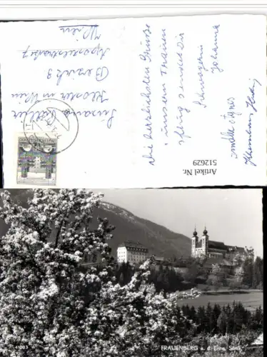 512629,Frauenberg an d. Enns Kirche Baumblüte
