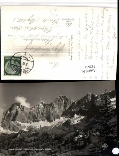 512632,Austriahütte Berghütte b. Ramsau m. Dachstein Bergkulisse