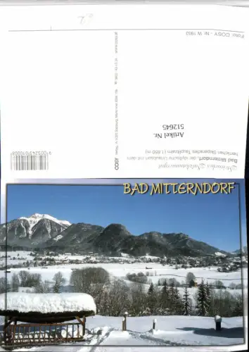 512645,Bad Mitterndorf Totale Bergkulisse Winterbild