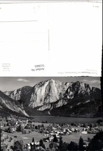 512665,Altaussee Totale m. Trisselwand Bergkulisse