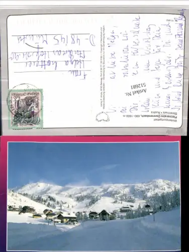 512681,Planneralm b. Donnersbach Bergkulisse Winterbild