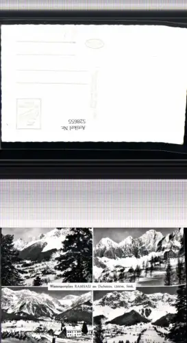 ,Foto Mehrbild Ak Ramsau a. Dachstein Winteransicht