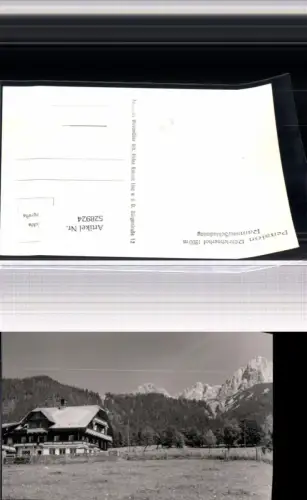 ,seltene Foto-AK Ramsau bei Schladming Pension Rührlehnerhof