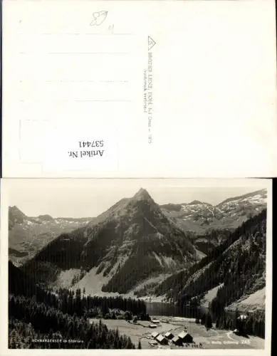 537441,Schwarzensee im Sölktal b. Gröbming pub J. Wallig Gröbming Nr. 245