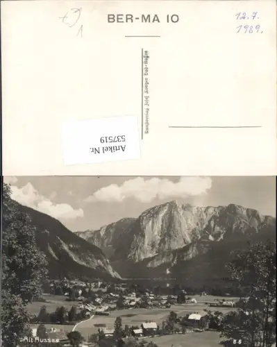 537519,Foto-AK Alt Aussee Totale pub Josef Lökher Bad Ausee Fotograf