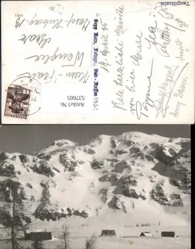 537605,seltene Foto-AK Tauplitzalm Tauplitz Klachau pub Sepp Kain