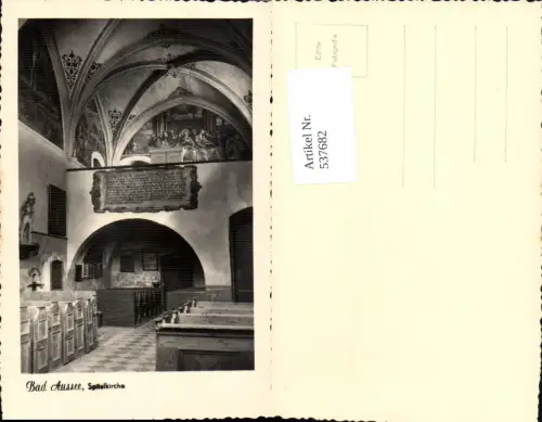 537682,Foto-AK Bad Aussee Spitalkirche
