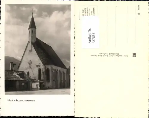 537684,Foto-AK Bad Aussee Spitalkirche